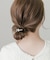 ビジューヘアポニー