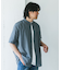 玉虫シャンブレー バンドカラーシャツ