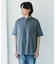 玉虫シャンブレー バンドカラーシャツ