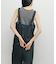 フロントZIPサテンサロペット
