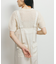 フロントZIPサテンサロペット