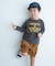 『親子リンク』オーガニックコットンロゴロングTシャツ(KIDS)