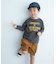 『親子リンク』オーガニックコットンロゴロングTシャツ(KIDS)
