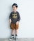 『親子リンク』オーガニックコットンロゴロングTシャツ(KIDS)