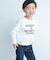 『親子リンク』オーガニックコットンロゴロングTシャツ(KIDS)