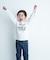 『親子リンク』オーガニックコットンロゴロングTシャツ(KIDS)