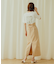 アシンメトリーハイウエストタイトスカート