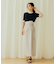 アシンメトリーハイウエストタイトスカート