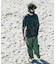 new basic　ウォッシャブルメリノウールショートスリーブTシャツ