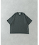 new basic　ウォッシャブルメリノウールショートスリーブTシャツ