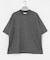 new basic　ウォッシャブルメリノウールショートスリーブTシャツ