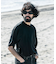 new basic　ウォッシャブルメリノウールショートスリーブTシャツ
