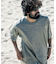 new basic　ウォッシャブルメリノウールショートスリーブTシャツ