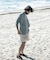 new basic　ウォッシャブルメリノウールショートスリーブTシャツ