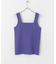 スクエアネックニットTOP