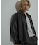 サイドラインピンストライプジップシャツ