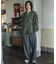 『ユニセックス』フリンジジャガードレギュラーカラーシャツ