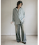 『ユニセックス』フリンジジャガードレギュラーカラーシャツ