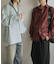 『ユニセックス』フリンジジャガードレギュラーカラーシャツ