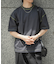 『ユニセックス』ハイショクステッチデザインT(5分袖)