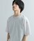 『ユニセックス』ハイショクステッチデザインT(5分袖)