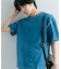 『ユニセックス』ハイショクステッチデザインT(5分袖)