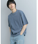 『ユニセックス』ハイショクステッチデザインT(5分袖)