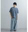 『ユニセックス』ハイショクステッチデザインT(5分袖)