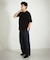 『ユニセックス』ハイショクステッチデザインT(5分袖)