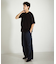 『ユニセックス』ハイショクステッチデザインT(5分袖)