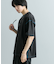 『ユニセックス』ハイショクステッチデザインT(5分袖)
