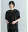 『ユニセックス』ハイショクステッチデザインT(5分袖)
