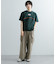 ブロックドデザインTシャツ(5分袖)