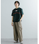 ブロックドデザインTシャツ(5分袖)