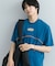 ブロックドデザインTシャツ(5分袖)