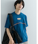 ブロックドデザインTシャツ(5分袖)