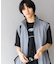 ブロックドデザインTシャツ(5分袖)