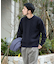 『UR TECH』アランクルーネックニット