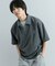 『別注』TeddyBear×SENSE OF PLACE　テディベアハーフZIPスウェット