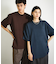 『一部WEB限定カラー』『ユニセックス』シシュウダンボールポンチショートスリーブTシャツ