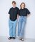 『一部WEB限定カラー』『ユニセックス』シシュウダンボールポンチショートスリーブTシャツ