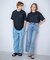 『一部WEB限定カラー』『ユニセックス』シシュウダンボールポンチショートスリーブTシャツ
