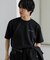 『一部WEB限定カラー』『ユニセックス』シシュウダンボールポンチショートスリーブTシャツ