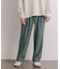 ウールライクダブルタックワイドパンツ