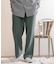 ウールライクダブルタックワイドパンツ