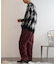 ウールライクダブルタックワイドパンツ