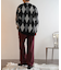 ウールライクダブルタックワイドパンツ