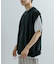 エクストラルーズドローコードノースリーブTシャツ