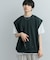 エクストラルーズドローコードノースリーブTシャツ
