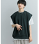 エクストラルーズドローコードノースリーブTシャツ